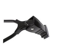 Alasum Double Leg Bike Kickstand Aluminium Alloy Mountain Bike Support Side Parking Rack Stable Foot Brace Black