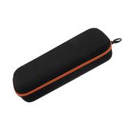 Alasum Double Microphone Storage Case Portable Breathable Mic Carry Bag for Travel Dual Wireless Microphone Organizer with Orange Lining Electronics Equipment Storage