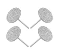 Alasum Drill Nail Professional Salons and Material Diamond Silver 4pcs Bits Set Use with High Efficiency Grinding and Versatile for Home Manicure Polishing
