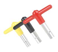 Alasum Drum Tuning Keys Instrument Accessories and Adjustment Zinc Alloy with Silicone Handle 3pcs Lightweight Drum Tool Set for Drummers