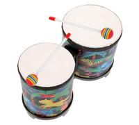 Alasum Early Educational Bongos Percussion Instrument for Age Compact Lightweight Hand Drum with Sound and Smooth Polished Surface Safe Material for Music Learning and Play