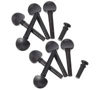 Alasum Ebony Violin Pegs Fiddle Tuning Pegs String Adjustment Parts for Repair and Restoration Includes and Tail Endpins