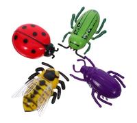 Alasum Electric Cicada Toys 4Pcs Interactive Walking Bug Simulation Insect Toys for Home Use Engaging Nano Robot Insects for Learning and Play