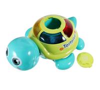 Alasum Electric Egg-Laying Tortoise Toy with Music and Light, Universal Wheel for Obstacle-Avoiding Walking, Realistic Decorative Animal for Kids’ Cognitive Development and Playroom Ornament, 1pc