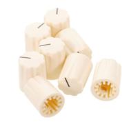 Alasum Electric Guitar Knobs Potentiometer Volume Control Knobs Replacement Parts in Cream Colour 8pcs for Guitar Accessories