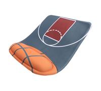 Alasum Ergonomic Silicone and Pu Mouse Pad with Wrist Support for Office Use, Non-slip Design Relieves Hand, Exquisitely Crafted Wrist Rest Mouse Pad for Gamers and Editors