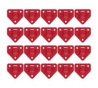 Alasum Fire Extinguisher Wall Mount Brackets 20pcs with Easy Installation and Secure Mounting Red Iron Holder for Industrial Use and Homes