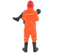 Alasum Firefighter Cake Decorations Resin Figurines with Lifelike Details and Vibrant Colours, Photography Props and Collectible Fire Truck Party Decor for Firefighter Fans