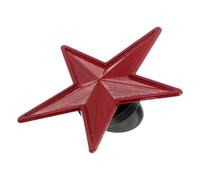 Alasum Five-pointed Star with Lapel Decoration and Design Versatility Vintage Red Brooch Pin Made of Zinc Alloy for Fashion and Decoration on Coats and Dresses