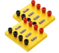 Alasum Fixed Value Experimental Resistors Set 2 Pieces 5Ω 10Ω 15Ω Physics Teaching Equipment for School Electricity Learning and Lab Science Supplies Random Color Random Color