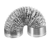 Alasum Flexible Aluminum Foil Dryer Vent Hose with Retractable Design and Air Circulation, Heavy Duty Insulated Air Duct Pipe for Greenhouse and Home Kitchen Ventilation