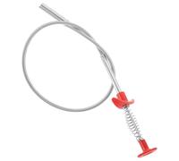 Alasum Flexible Drain Remover Cleaning Tool with Stainless Steel Spring and Pp Handle for Clogged Drains and Sink, for Cleaning Sewers and Bathroom Tub Hair Removal