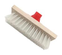 Alasum Floor Brush Head Replacement with Hard Nylon Bristles Wide Coverage Deck Scrub Brush for Outdoor Patio and Garden Cleaning Stiff Bristle Floor Scrubber for Hardwood Tile Laminate