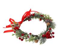 Alasum Flower Wreath Headband for Women Comfortable Cloth Floral Crown Hairband Decorative Lightweight Accessory for Photo and Cosplay