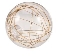 Alasum Glass Globe Lamp Shade with G9 Opening, Aluminium Wire Wound Design for Even Light Diffusion, Modern Artistic Replacement Shade Suitable for Dining Areas and Workspaces