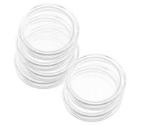 Alasum Glass Petri Dish Excellent Thermal Stability and 6pcs with Lid, High Transparency Material Precision Design for Cell Culture Suitable for Biotechnology and Laboratory Use