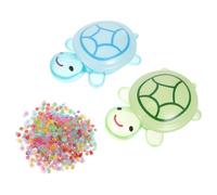 Alasum Glow the Dark Mini Resin Turtle Storage Box with Large Capacity, Stable Plastic Material, for Aquarium Decoration and Rooms, Turtle-shaped Miniature Figurines Random Color