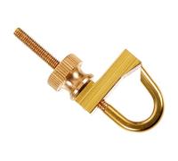 Alasum Golden Brass Violin Repair Clamp for Back Plane Panel Professional Violin Maker Tool for Repairing Cracks and Preserving Instrument Life