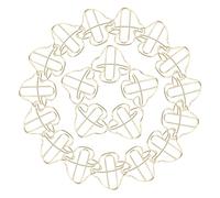 Alasum Golden Mushroom Paper Clips and Organizing Documents for Streamlining Workflow 20pcs Multi-use Iron Clips with Cute Shape for Office Desk Accessories in Study Routine Or Office