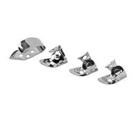 Alasum Guitar Acoustic Guitar Picks Silver Metal 4pcs Thumb and Finger Picks Set Sturdy Replacement with Comfortable Fit, Suitable for Fingerstyle Playing and Musical Instrument