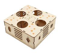 Alasum Hamster Maze Pet Tunnel Plaything Prevent Obesity Maintain Agility Wood Can Be Put in The Large Hamster Cage Rats