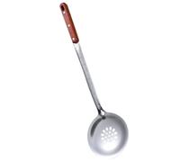 Alasum Hand Shovel with Long Handle and Hanging Hole Rice Cooking Stainless Steel Multi-Function Kitchen Wok Shovel Space Saving and Safe to Use Silver for Chinese Restaurants and Homes