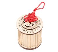 Alasum Handmade Bamboo Hanging Cage for Grasshoppers and Small Insects, Reusable Synthetic Material Carrier Cage, Easy to Use for Learning and Natural Exploration at Home