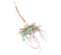 Alasum Hanging Parrot Chewing Made of Safe Paper Material, Practical Bird Cage Decoration for Medium and Small Parrots to Bite and Shred, Pet Bird Chew for Home Use