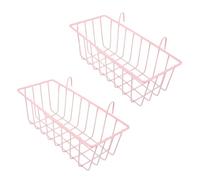 Alasum Hay Feeder Rack and Easy Cleaning Stable Installation 2pcs Metal for, Small Animal Cage Feeder, Hay Dispenser on The Go Feeding Guinea Pigs