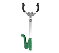 Alasum Heavy Duty Aluminium Alloy Reacher Grabber Tool with High Strength Elastic Clamp, 40cm Long Arm Hand Reach Aid for Picking up Bottles and Cigarettes in Park or Yard