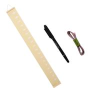 Alasum Height Chart for Removable Growth Ruler with Measuring Tape and Marker Nordic Style Wall Decor for Boys Nursery Bedroom Self-Measure Growth Tracking Tool