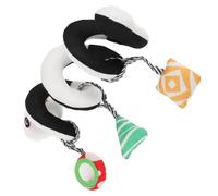 Alasum High Contrast Panda Plush Carseat Hanging for Newborns Year Soothing Spiral Stroller and Crib Activity with Multiple Attachment Options for Comfort and Early Visual Development