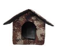 Alasum Insulated Outdoor Cat House Weatherproof and Windproof Design with Cloth Material, Lightweight under 1.5 Kg for Community Cats and Kittens for Cold Winter and Outdoor Shelter