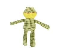 Alasum Interactive Frog Squeaky Dog Chew for Small Puppies Sound-emitting Plush Pet Teething to Reduce Boredom and Encourage Play for Little Dogs