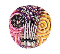 Alasum Kalimba Thumb Piano for Beginners Mini Musical Instrument Chic Pattern Design Music Plaything for Boys and Girls and Creative Thumb Piano Lovers Random Style