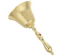 Alasum Kitchen Bell Retro Call Bell Super Loud Hand Bell Golden