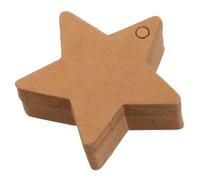 Alasum Kraft Paper Tags for 100pcs and Writable Star-Shaped Versatile Unique Design with Artistic Beauty Brown Paper Ornaments Holiday Decor and Party Favors