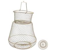 Alasum Large Capacity Metal Fish Catching Net Durable Quick Drying Fishing Supplies with Design for Easy Storage and Portability to Diameter for Carp and Other Fish