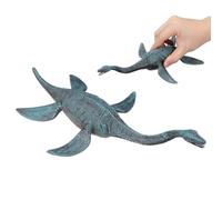 Alasum Large Prehistoric Animal Figure, 11.4" Blue Plastic Dinosaur Toy