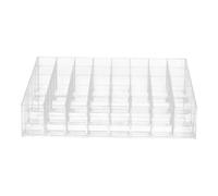 Alasum Lipstick Organizer Desktop Multi-grid White PS 2Pcs Delicate Lipstick Holder for Makeup Room and Dressing Table
