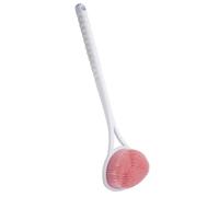 Alasum Long-Handled Bath Back Brush with Plastic and Silicone Material, Comfortable Texture and Skin Health Improvement, for Bathing and Bathroom Use