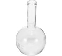 Alasum Long Neck Glass Flat Bottom Flask 500ml, Flask with Scale for Chemistry Experiments and Distillation Operations