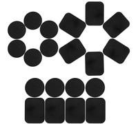 Alasum Magnetic Car Mount Metal Plates for Vehicle Vent Support for Cell Phone and Gps Devices Black Iron Adhesive Stickers 20pcs with Stable Grip and Easy Disassembly