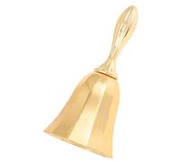 Alasum Manual Metal Bell for Restaurants Bars and Customer Service Extra Loud Handheld Bell with Ergonomic Grip for Easy Use Kitchens and Reception Areas
