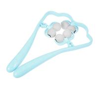Alasum Manual Neck Massager Handheld Muscle Massager Multifunctional Massage Roller Blue Abs Relax Your Body Portable Device for Home Use