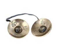 Alasum Meditation Copper Cymbals Bell Handmade Buddhist Percussion Instrument for Mindfulness and Sound Healing Compact Design for Easy Carrying and Spiritual Practice