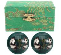 Alasum Metal Handballs 2Pcs Rolling Massage Balls for Arthritis Therapy Hand Exercise and Portable Stress Relief Tools