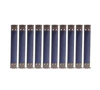 Alasum Metal Internal Flex Frames Navy Colour 10pcs with Spring Clips 9cm Iron Material for Handbag Hinges for DIY Sewing Craft Clasp Bag Accessories