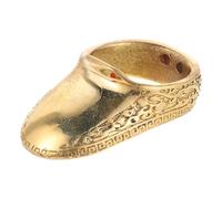 Alasum Metal Thumb Ring Metal Thumb Draw Ring Finger Tab for Archery Daumenschutz Golden