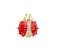 Alasum Mini Brooch Copper Insect Shape Fashion Brooch for Women with Clothes Decoration and Button Protection, Golden Pin Suitable for Conference and Gathering Accessories